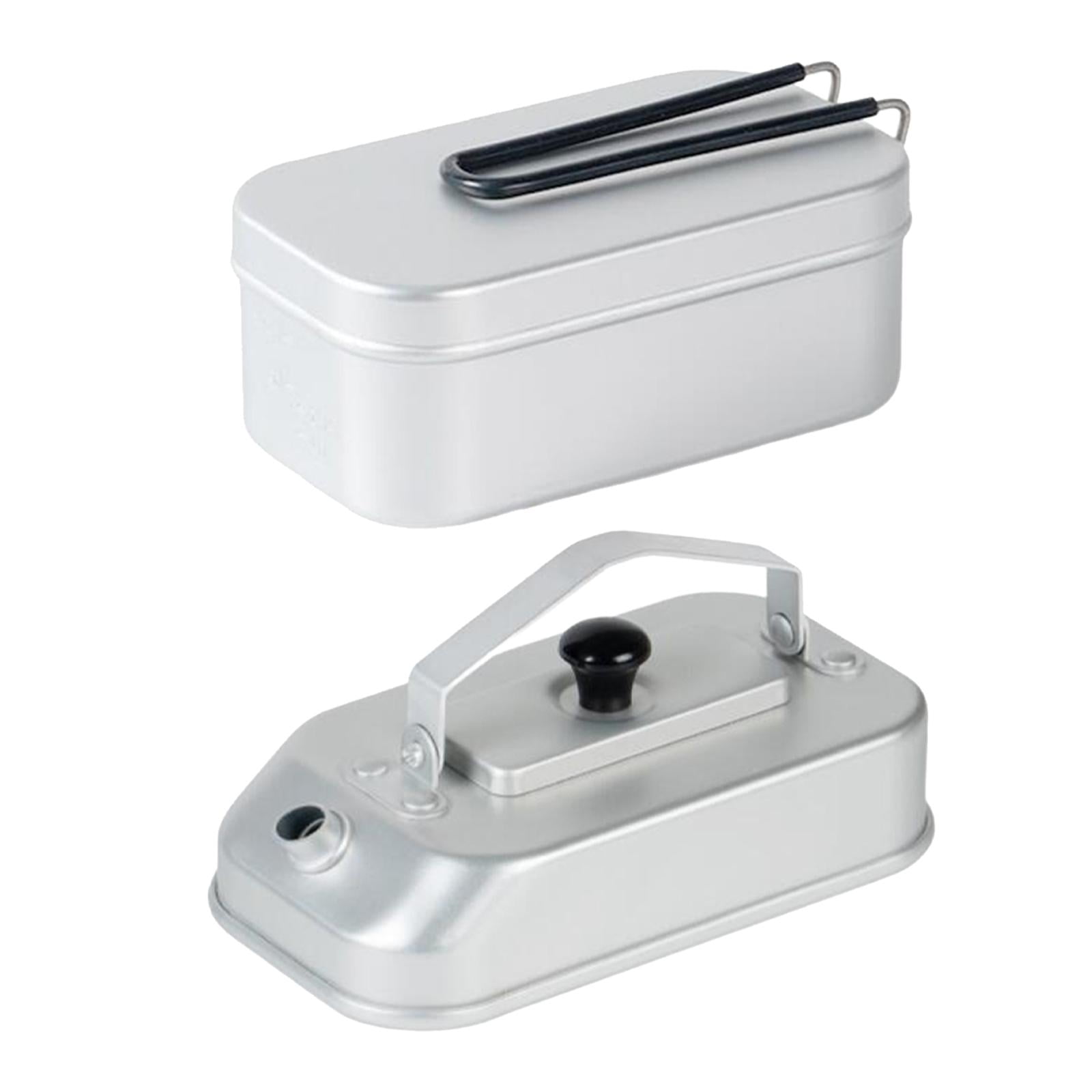 Magideal - Tetera De Agua Para Acampar, Tetera De Aleación De Aluminio, Utensilios De Cocina De Calentamiento Rápido, Tetera De 0,2 L Para Viaje, Picnic, Cocina, Hervidor Y Lonchera