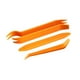 thumbnail image 3 of Juego De 4 Herramientas Para Quitar Molduras, Kit De Reparación De Tapicería De Automóvil, Ligero Y Resistente, Color Naranja, 3 of 3