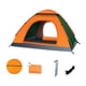 thumbnail image 1 of Tienda De Campaña Automática Instantánea Para Acampar, Ideal Para Mochileros, Playa, Senderismo, Con Ventana Superior, Color Naranja Y Verde., 1 of 5