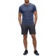 thumbnail image 2 of Camiseta de Cuello Redondo para Hombre INSPIRE CHIC Manga Corta Casual Ligera M Azul Oscuro, 2 of 6