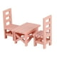 thumbnail image 1 of 1:12 Casa De Muñecas Mesa Silla Muebles Madera, Accesorios Fotográficos Rosa, 1 of 5