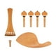 thumbnail image 3 of Juego De Piezas De Accesorios Para Violín Chinrest Tailpiece Tuning Pegs Para Principiantes, 3 of 5
