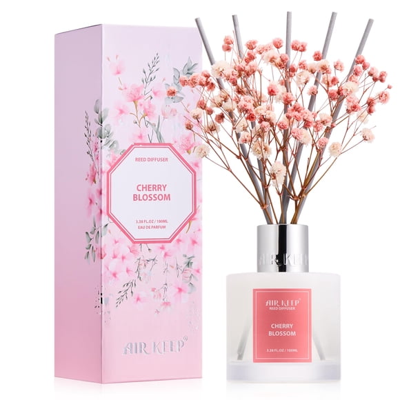 Difusor de varillas Airkeep 100 ml Flor de cerezo – 8 varillas