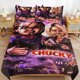 thumbnail image 1 of Bride of Chucky Bedding Set Duvet Cover Comfortable and Lightweight Cartoon Bedding 3 Piece Bed Set, 1 of 5