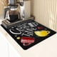 thumbnail image 2 of 1pc, Dish Drying Pad, Popular Coffee Printing Tablemat, Bathroom Washstand Kitchen Drain Mat, Diatom Mud Faucet Absorbent Mat, Toilet Washstand Cup Mat, Toilet Anti-water Absorption Mat, Kitchen Acces, 2 of 4