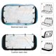thumbnail image 3 of Rusty Rivets-theme Car Rear Seat Covers Back Elastic Flexible Car Seat Covers Decorative Fits Most Cars 120x59x76cm, 3 of 6