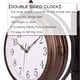 thumbnail image 3 of Reloj de pared BESTIME 41 cm doble cara metal con acabado rojo antiguo, 3 of 5
