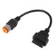 thumbnail image 1 of Unique Bargains Cable Adaptador de Escáner de Diagnóstico de 6 Pines a OBD2 para Motocicleta Harley Davidson OBDII de 16 Pines a 6 Pines, 1 of 6
