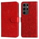 thumbnail image 1 of Funda tipo cartera FOXDOCK para Samsung Galaxy S24 Ultra , diseño girasol en relieve, cuero PU, cierre magnético, soporte y tarjetero, 1 of 5
