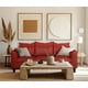 thumbnail image 1 of Sofa Asturias 3 Cuerpos Rojo, 1 of 3