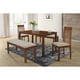 thumbnail image 1 of Juego De Comedor Qatar 1800 + 2 Sillas + 2B Marron V, 1 of 10