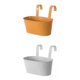 thumbnail image 4 of 2x Macetas Colgantes De Metal Para Jardineras Jardín Planta Porche Naranja Gris, 4 of 4