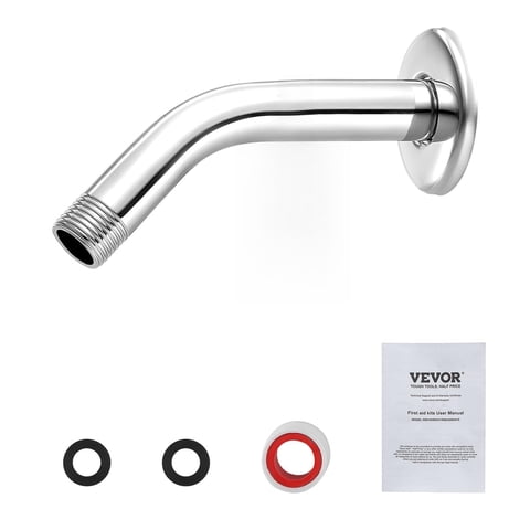 Brazo De Ducha Vevor De 6 Pulgadas, Montado En La Pared, Acero Inoxidable Cromado