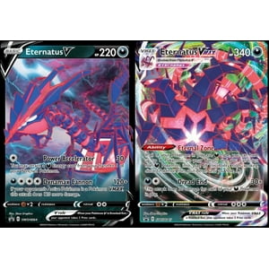 Lote De Cartas Pokémon Eternatus V Y Vmax Swsh045 Y Swsh064, Lámina