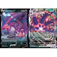 Lote De Cartas Pokémon Eternatus V Y Vmax Swsh045 Y Swsh064, Lámina