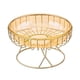 thumbnail image 4 of Cesta de Almacenamiento de Frutas de Alambre de Metal, Frutero, Soporte para Cesta de Aperitivos de Verduras de Gran Capacidad para Decoración de Mesa Amarillo L, 4 of 7