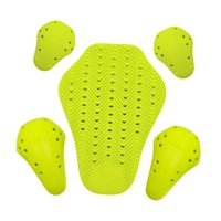 Ioensy - 5 Protectores De Eva Para Chaqueta De Motocicleta, Coderas, Hombreras Y Espalda Para Hombres Y Mujeres.