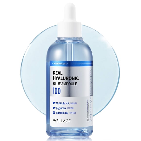 Ampolla Azul Hialurónica Real Para El Cuidado De La Piel 75 Ml Sin Fragancia