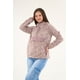 thumbnail image 2 of Poleron Polar Mujer Procesado Medio Broche Print Vw8761, 2 of 3
