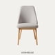 thumbnail image 5 of Pack 2 Sillas Comedor Lena Madera Asiento Acolchado Poliéster Greige, 5 of 9