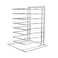 Magideal - Estante Para Bandeja De Pizza, Estante De Refrigeración Para Hornear, Estante De Almacenamiento, Soporte De Exhibición Portátil, Bandeja Para Hornear, 8 Capas