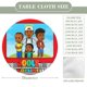 thumbnail image 2 of Jools TV-theme Fitted Round Tablecloths Elastic Edged Table Covers Waterproof Table Cloth for Kitchen Holiday Party Tables Decor 120cm, 2 of 6