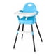 thumbnail image 1 of Silla De Comer 3 En 1 Plegable Con Arnés Little Monkey BPA Free Azúl, 1 of 10