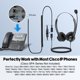 thumbnail image 5 of Auriculares MKJ para teléfonos Cisco Dual Ear con micrófono con cancelación de ruido, 5 of 7