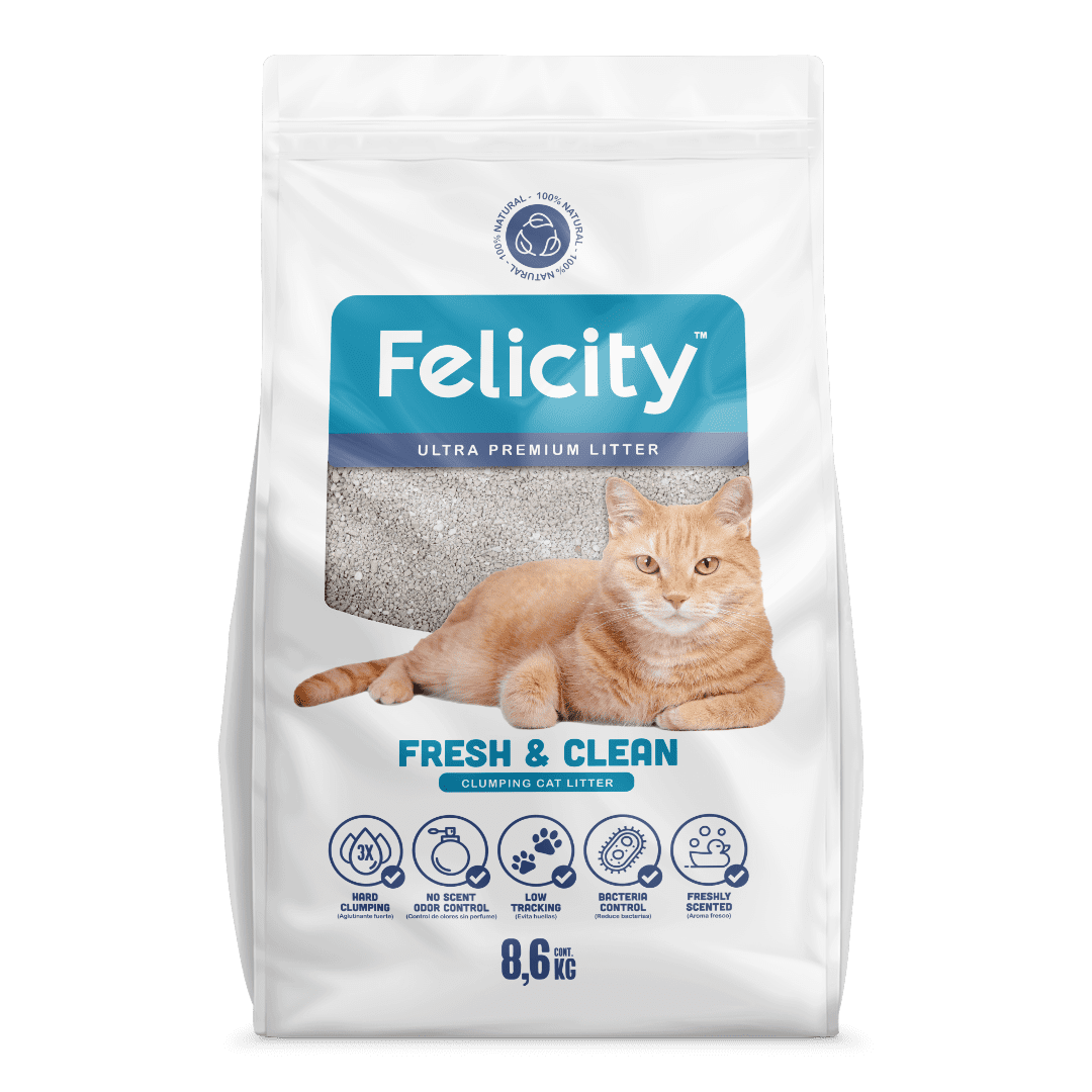 Felicity - Arena Sanitaria Para Gatos Fresh & Clean 10l/8.6kg