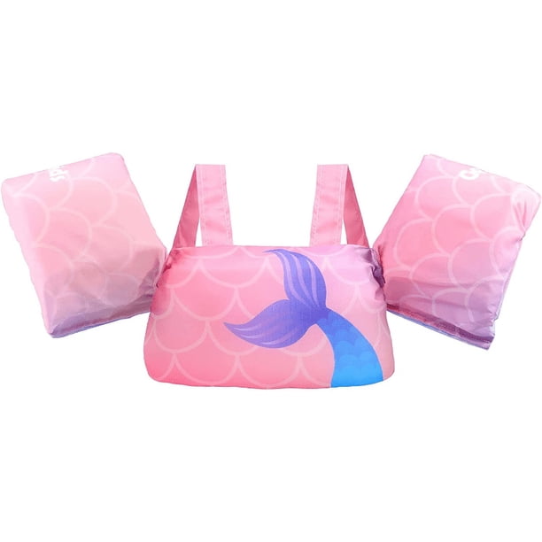 Toddler Swim Vest Toddler Floaties For Girls And Boys, 20-30-40-50 Pounds, Pool Floats Jackets With Water Wings And Shoulder Strap, Swimming Equipment