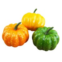 Bothyi - Simulación De Decoración De Calabaza Artificial De 3 Piezas Para Estante De Repisa De Granja