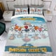 thumbnail image 4 of Johnny Puff Conjunto de sábanas temático, trío de piezas, cómodo y amigable con la piel, diseño único, regalo de decoración para el hogar para familiares, amigos y fans,135cm *200cm, 4 of 6