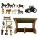 thumbnail image 1 of Establo De Caballos, Juguetes De Juego, Figuras De Granjeros Para Juego De Simulación Para Ni?os De Vacaciones, 1 of 5