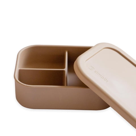 Simplit - Contenedor Plástico Hermético Bento Box Beige