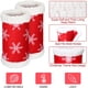 thumbnail image 5 of Vendas navideñas para piernas - Mangas navideñas para piernas, suaves calentadores de piernas de invierno con patrón de copo de nieve para mantener las piernas limpias en las filas de verano, 5 of 7