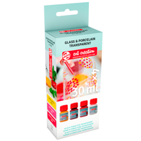 Pintura Porcelana Y Vidrio Transparente Art Creation