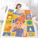 thumbnail image 5 of Blippi anti-pilling, suave, ligera, esponjosa y acogedora de lujo para hogar y cocina – Perfecta para niños y adultos,130X150cm, 5 of 6