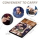 thumbnail image 4 of Tree Hill Porta Pasaporte y Cartera de Viaje Premium de Cuero PU, Funda de Pasaporte Bloqueo RFID con Ranuras para Tarjetas de Crédito, Estuche para Libro de Pasaporte para Familia 10cm × 15cm, 4 of 6