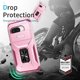 thumbnail image 4 of Funda Resistente para Google Pixel 9A con Tapa Deslizante y Protección Militar Rosa, 4 of 4
