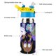 thumbnail image 3 of Princesa del Espacio Lésbica Botella de Agua con Tapa Pop Top de Un Toque, Acero Inoxidable, a Prueba de Fugas, para Deportes, Botella Infantil azul 12 oz, 3 of 6