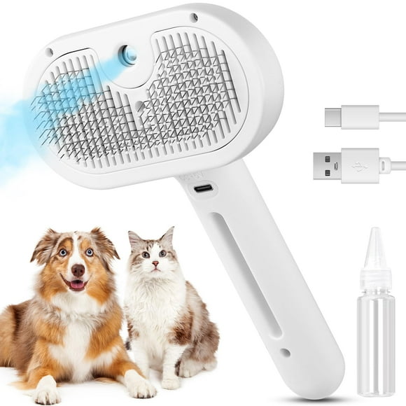 Cepillo De Vapor Para Gatos Con Aerosol Para Mascotas