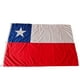 thumbnail image 2 of Bandera De Chile Chilena 3x2 Metros Bordada Reforzada Doble Costura, 2 of 3
