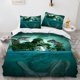 thumbnail image 1 of v969 Bed Sheets Dinosaur Bedding Sets Jurassic World Polyester Duvet Cover Sets Unique Dinosaur Bedding for Kids Adults Full King Twin Size 3-Piece Bedding Set (1 Duvet Cover + 2 Pillow Shams) Bed She, 1 of 5