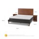thumbnail image 3 of Cama Europea Curve Ortc Av 2 Plazas Nw Villr S/T, 3 of 10
