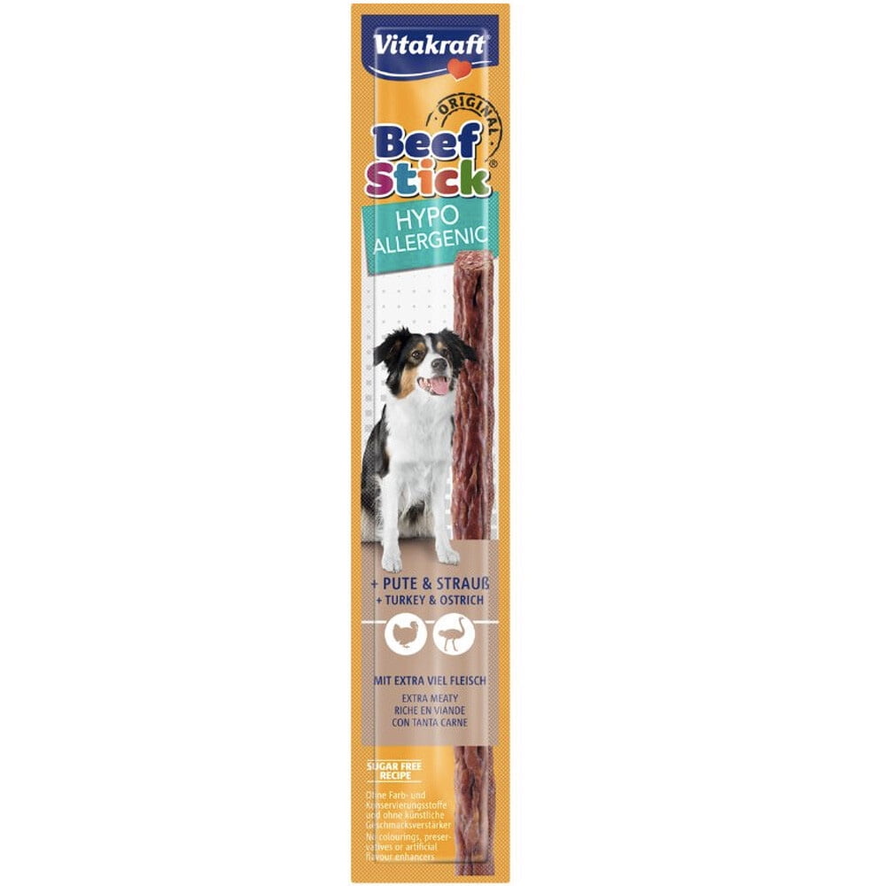 Vitakraft - Snack Beef Stick Perro, Hipoalergenico 1 Stick
