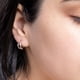 thumbnail image 2 of Aros Plata Mujer Doble Argolla Circones, 2 of 3