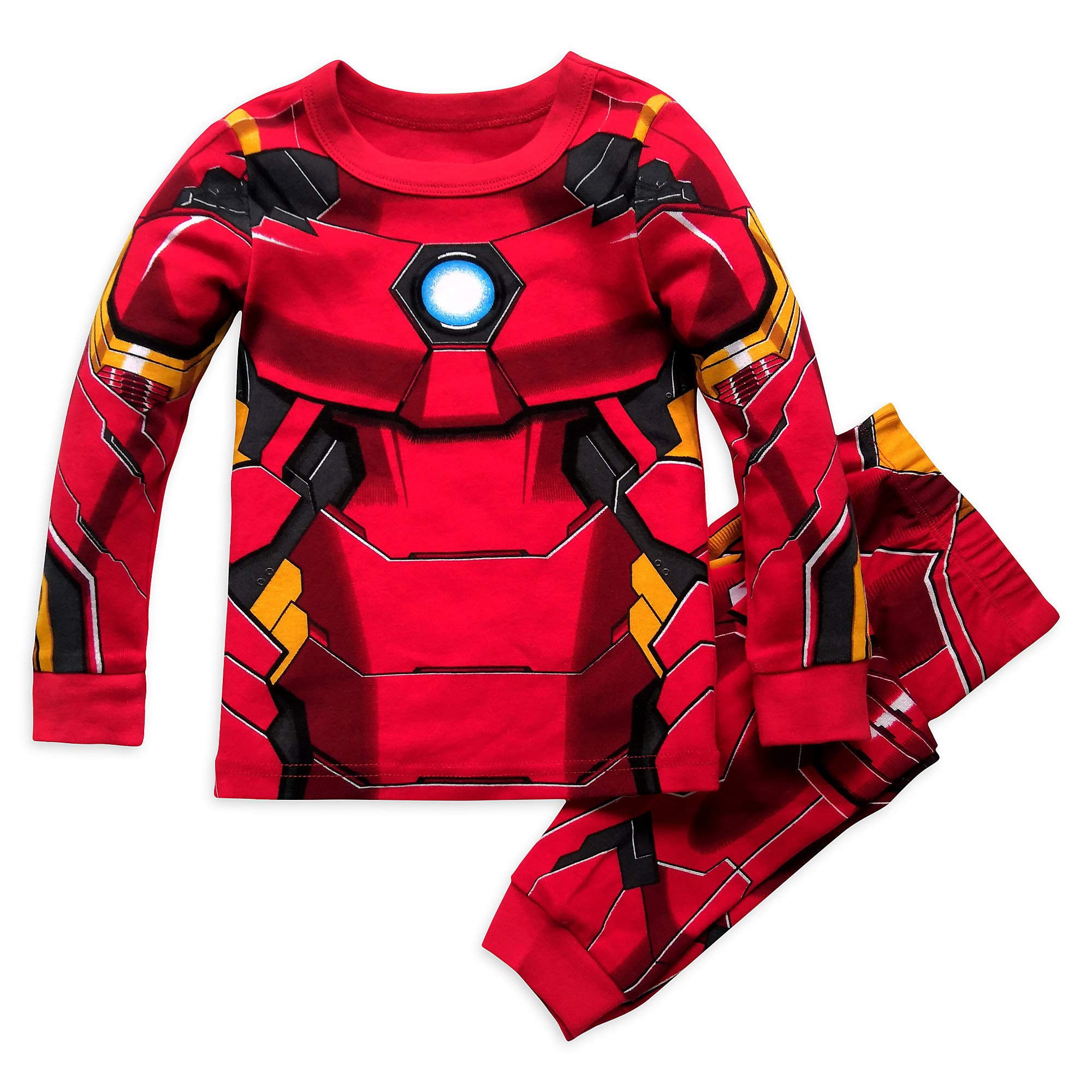 Disfraz Pijamas Marvel Iron Man Para Niños Talla 10 Multicolor
