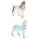 thumbnail image 2 of 2 Piezas Caballo Elfo Con Flores Modelo Animal Figuras Ni?os Juguete Decoración Del Hogar, 2 of 5