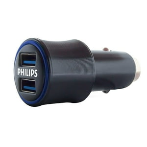 Cargador Philips Dlp2553V Automóviles Doble 12 Vol Fj Open Box