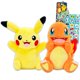 thumbnail image 1 of Juguete de peluche Pokémon Pikachu y Charmander de 20 cm con marcador, 1 of 7